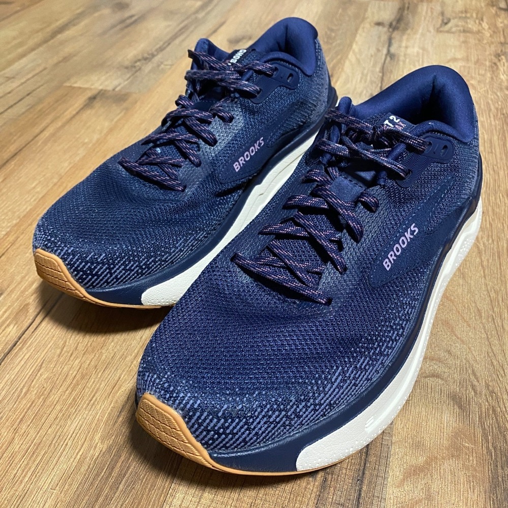 Brooks Ghost Max 2 Womens Running Shoes Navy Lavender 1204201B444 Size 9B